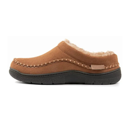 Men’s Orthopedic House Slippers – Warm Fleece | Arch Support | Wide Fit