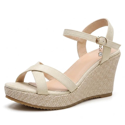 Women’s Orthopaedic Espadrille Sandals with Arch Support & Wide Fit
