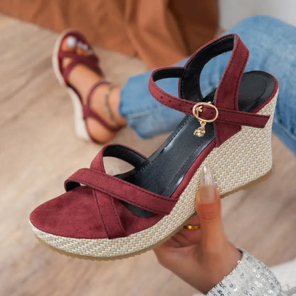 Women’s Orthopaedic Espadrille Sandals with Arch Support & Wide Fit