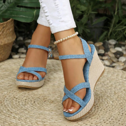 Women’s Orthopaedic Espadrille Sandals with Arch Support & Wide Fit